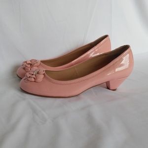 BIJOU by AJ Valenci Pink Patent Leather Heel